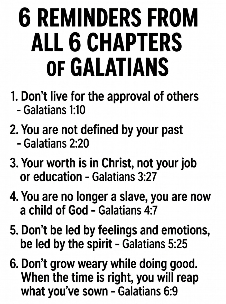 oliverburdick's tweet photo. Lessons from the Book of Galatians: https://t.co/hsUsiWsROQ