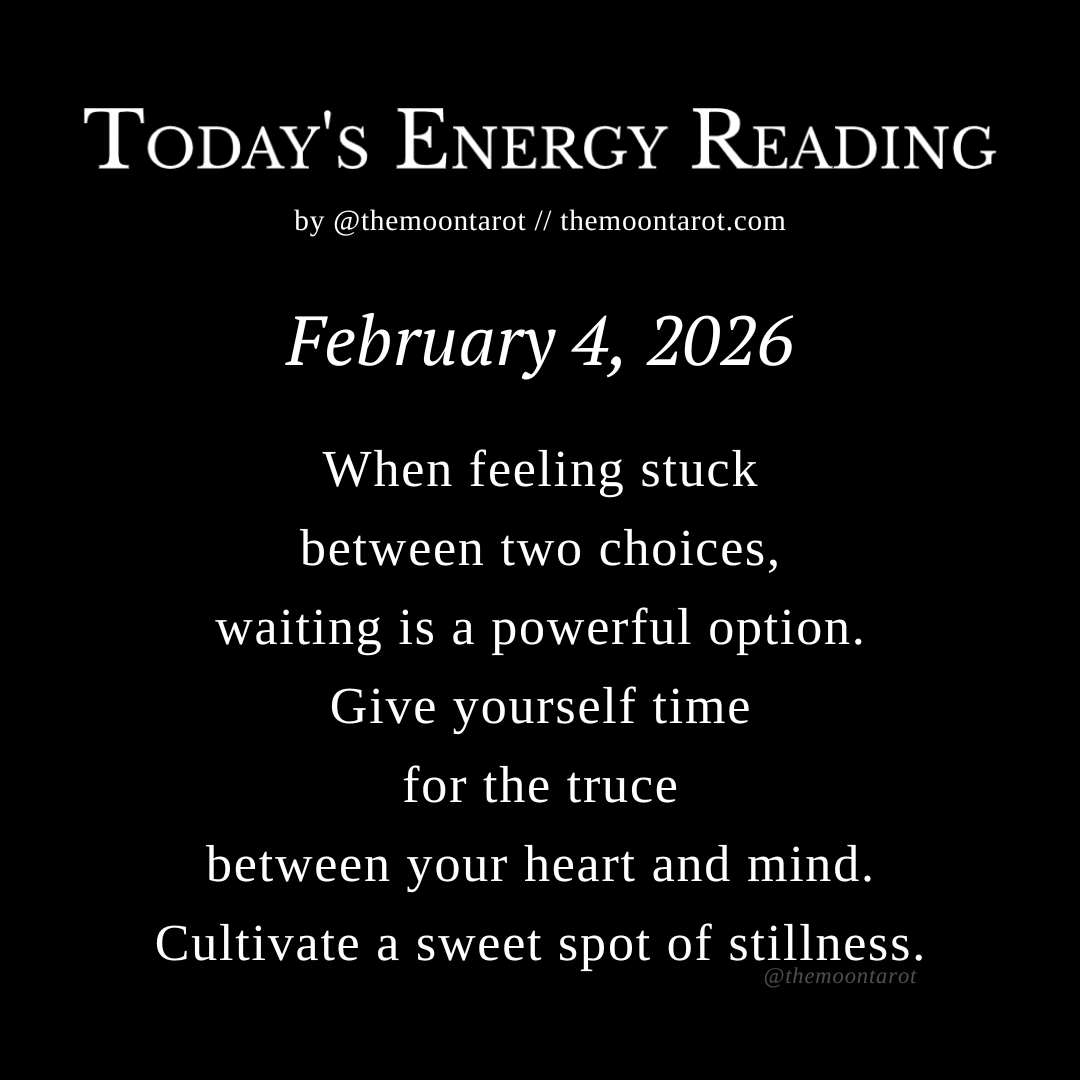 themoontarot_'s tweet photo. Today's Energy Reading: February 4, 2026 https://t.co/vXiwoBXlxy