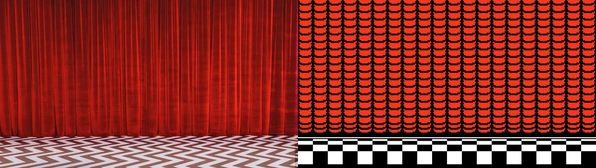 noiselund's tweet image. Been rewatching Twin Peaks and "the red room" looked familiar.