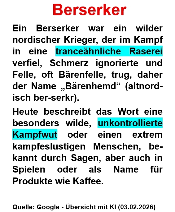 Ist #Putin ein #Berserker?
