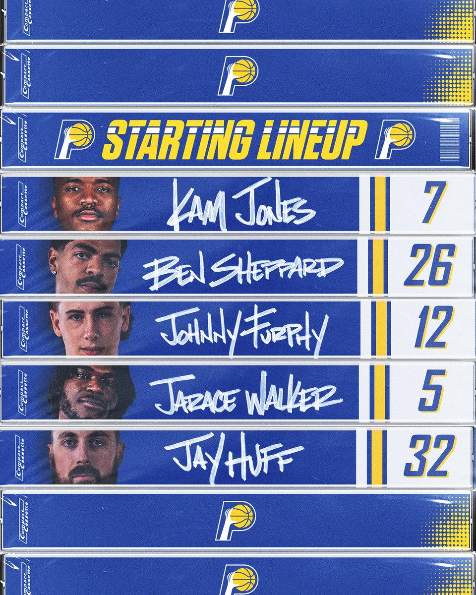 Pacers's tweet photo. Tuesday 5. https://t.co/e9ccT8HmJ4