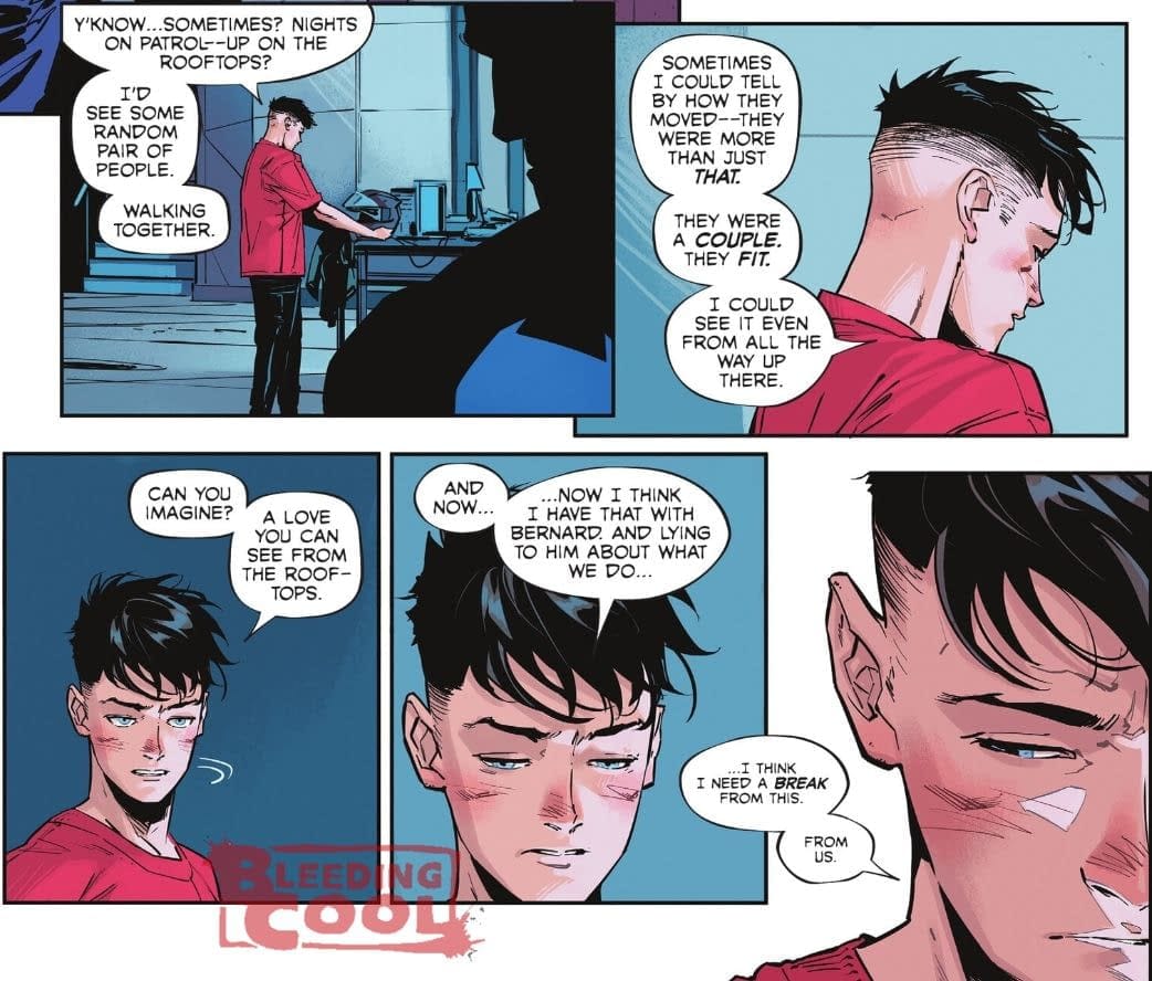 timdrakebrasil's tweet image. 🚨 ISSO NÃO É UM TREINAMENTO! Tim Drake OFICIALMENTE dá um tempo no manto de Robin em Batman (2026) #6, que irá lançar amanhã! 
Ansiosos?

Via: BleedingCool