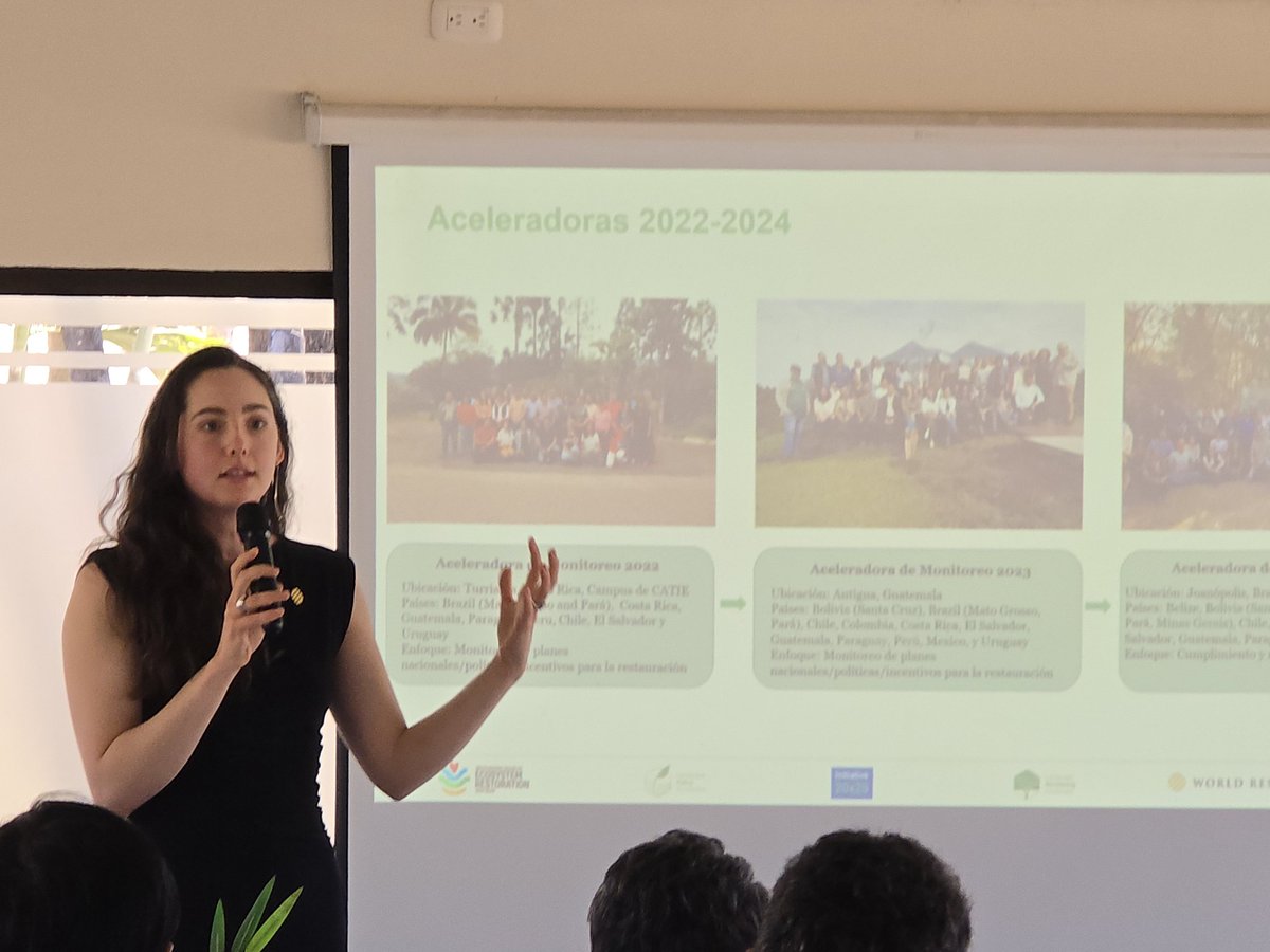 WRIColombia's tweet photo. Inició el IV programa de la Aceleradora de Monitoreo de Paisajes en América Latina, de WRI e Iniciativa 20x20 con apoyo de @CATIEOficial, un espacio de aprendizaje para fortalecer sistemas que midan desempeño e impactos de la restauración, usando la evidencia para decidir. https://t.co/CfeWxNDYm6
