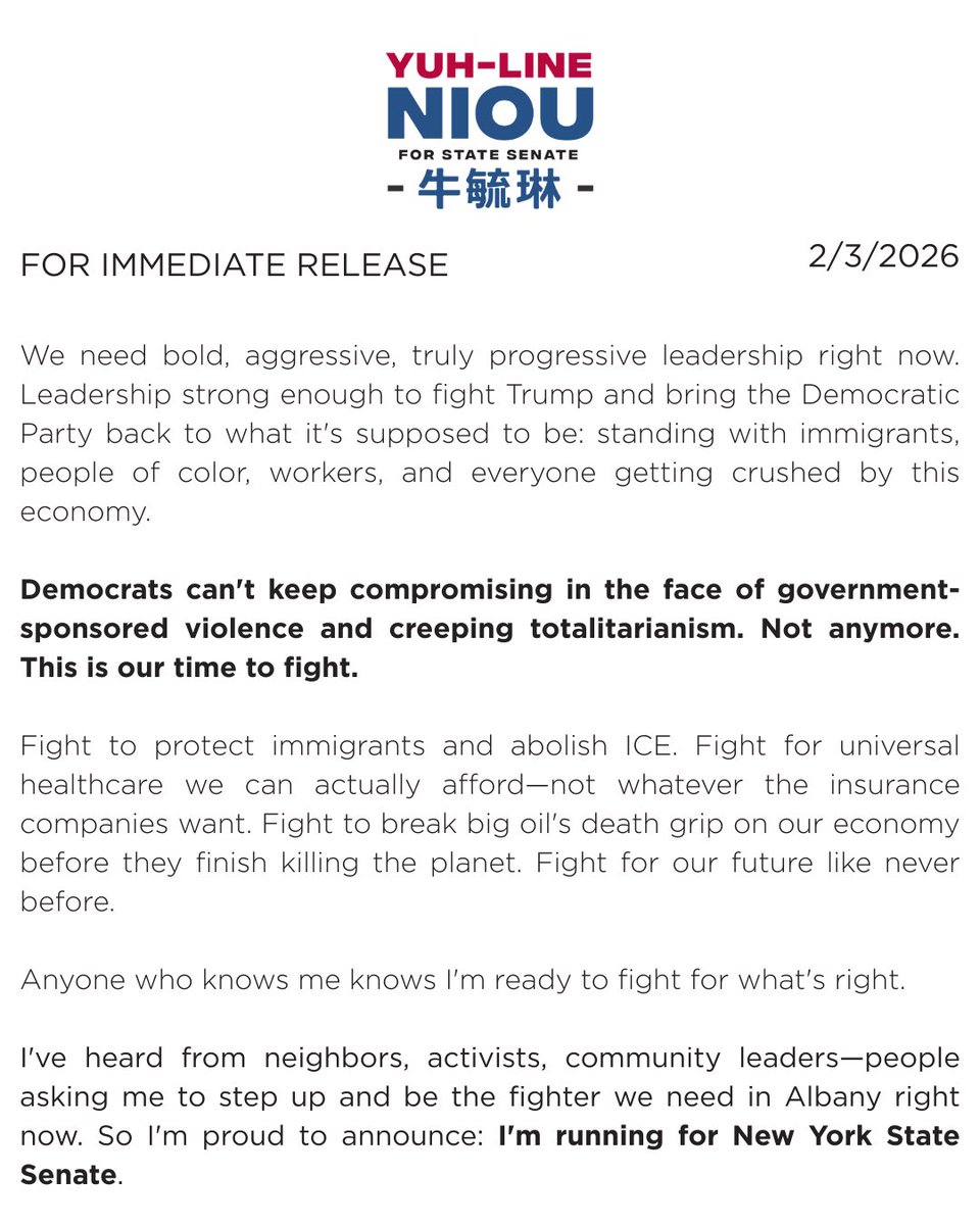 I am running for State Senate. 

To join me: 
forms.gle/Q151nPYHfiYgcb…