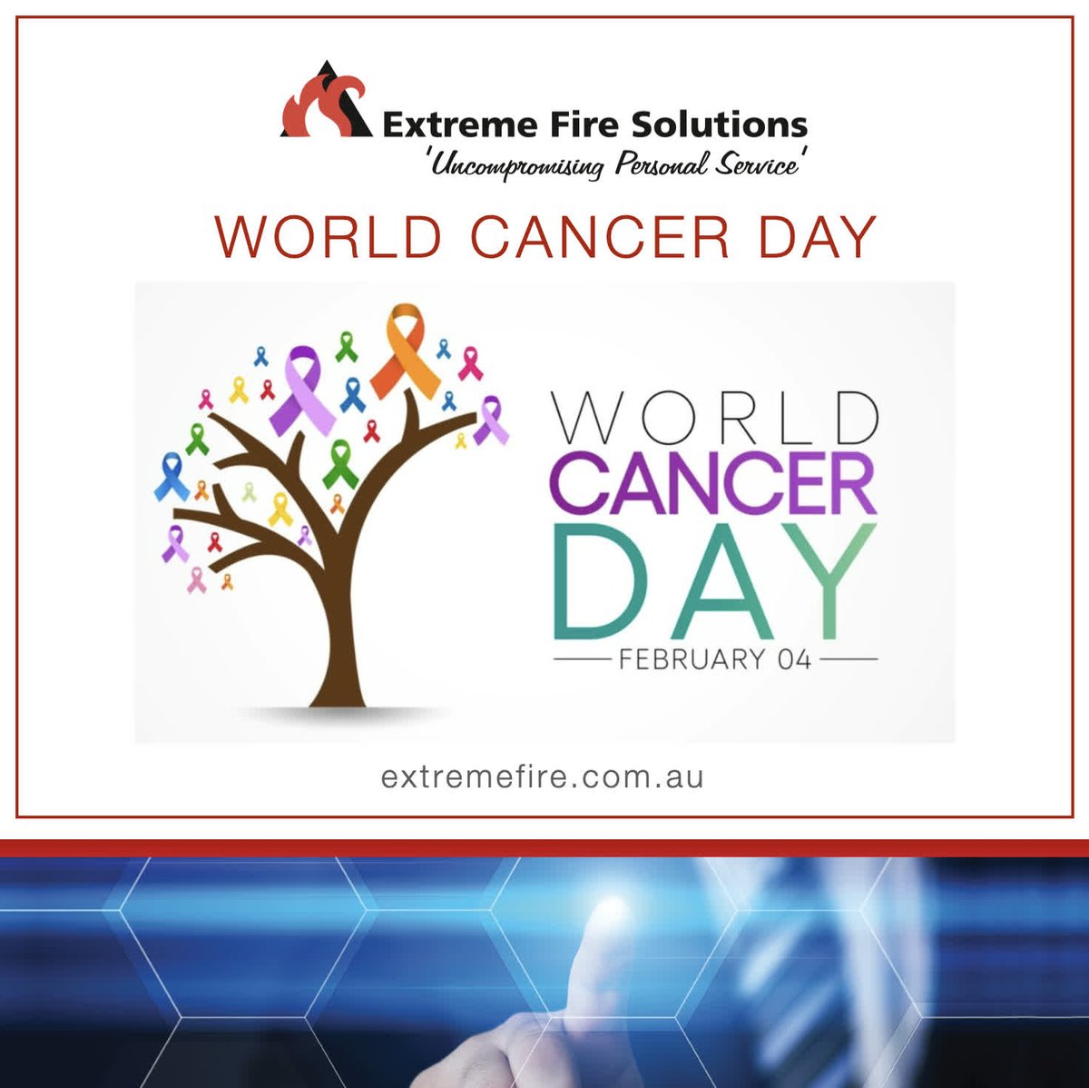 ExtremeFireAU's tweet photo. On World Cancer Day, we're reminded of the strength, courage, and resilience shown by millions. Let's support research, compassion, and early prevention.

📞 1300 88 59 52 | 🌐 https://t.co/tEn8ZJKZYc https://t.co/BUjqV6KH0N
