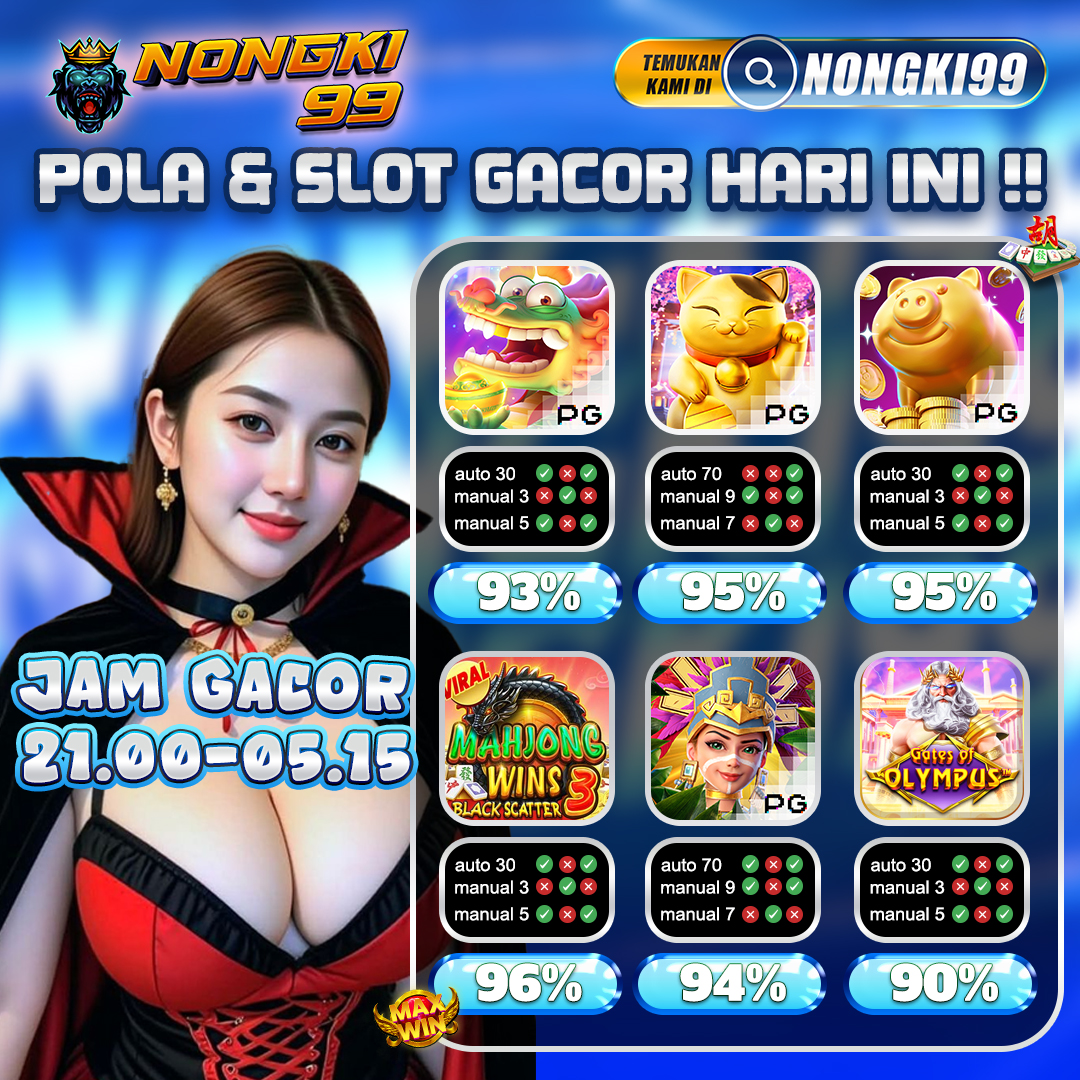 pushpvillas's tweet image. MAU BANJIR SCATTER HITAM SEKARANG?
💥 Link Situs Slot Gacor Hari Ini!!
🔗 cutt.ly/htvL3bpJ
💎 MAIN DI NONGKI99 - Spesialis Slot Gacor
💰 Akun Pro Aktif Full Bonus Kemenangan
✨ Sensasi Maxwin Server Thailand Ori
📊 Bocoran Jam Gacor Admin Terbaru