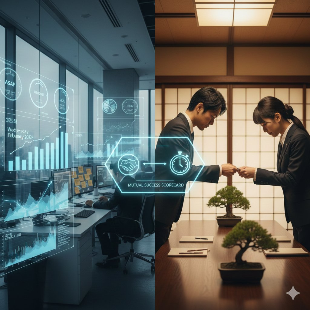 howardichirolim's tweet photo. Most global companies fail in Japan because they measure the wrong things.

HQ wants speed. 

Japan needs relationship-building.

Here's the mutual success scorecard that actually works: https://t.co/iIsMvsKTs6