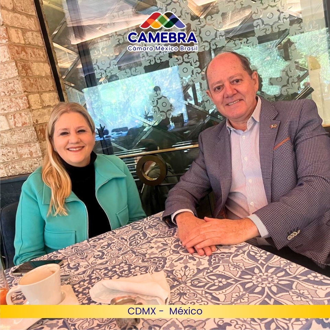 Tuvimos muy positiva reunión con nuestra Consejera CAMEBRA y CEO de Odontoprev México, Mercia Leite, conversamos sobre grandes oportunidades de crecimiento del sector servicios entre México y Brasil. 🇲🇽📷 Pronto les daremos muy buenas noticias sobre São Paulo y México🤝