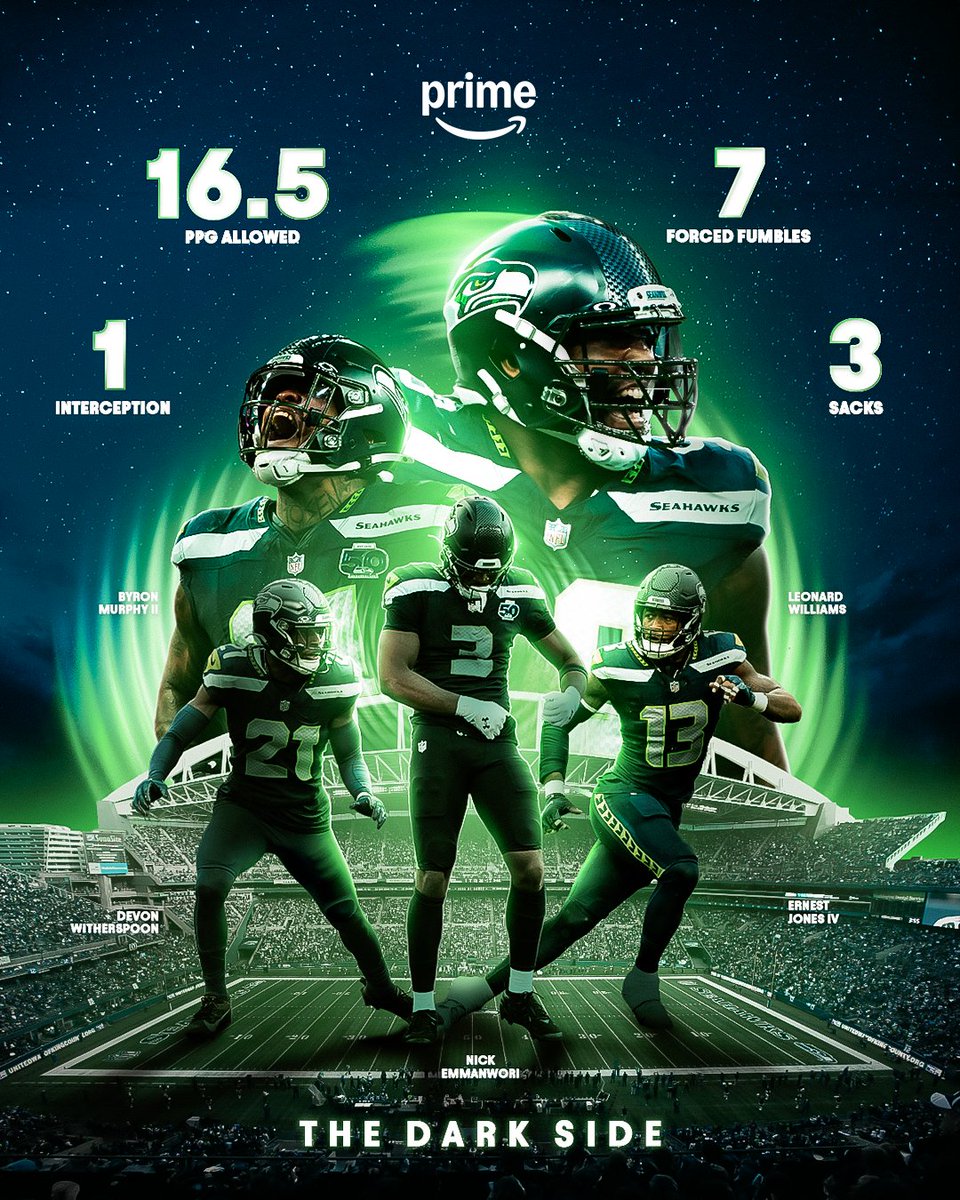 NFLonPrime's tweet photo. A shut-down defense this postseason.

Beware of The Dark Side on Super Bowl Sunday. ⏳ https://t.co/MNy1E6Bjxn