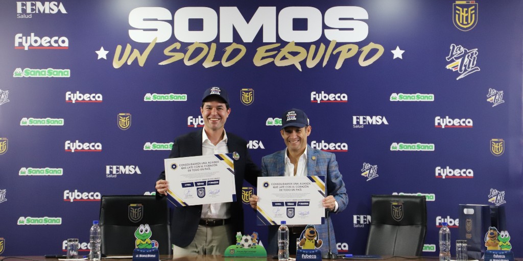 FEFecuador's tweet image. 🙌 Fybeca se consolida como la Farmacia Oficial de La Tri, reafirmando, junto a SanaSana, su compromiso con el país y con el fútbol ecuatoriano.

📌Esta renovación se da en un contexto de crecimiento y confianza, en el que la
FEF ha logrado consolidar una red de más de 30…