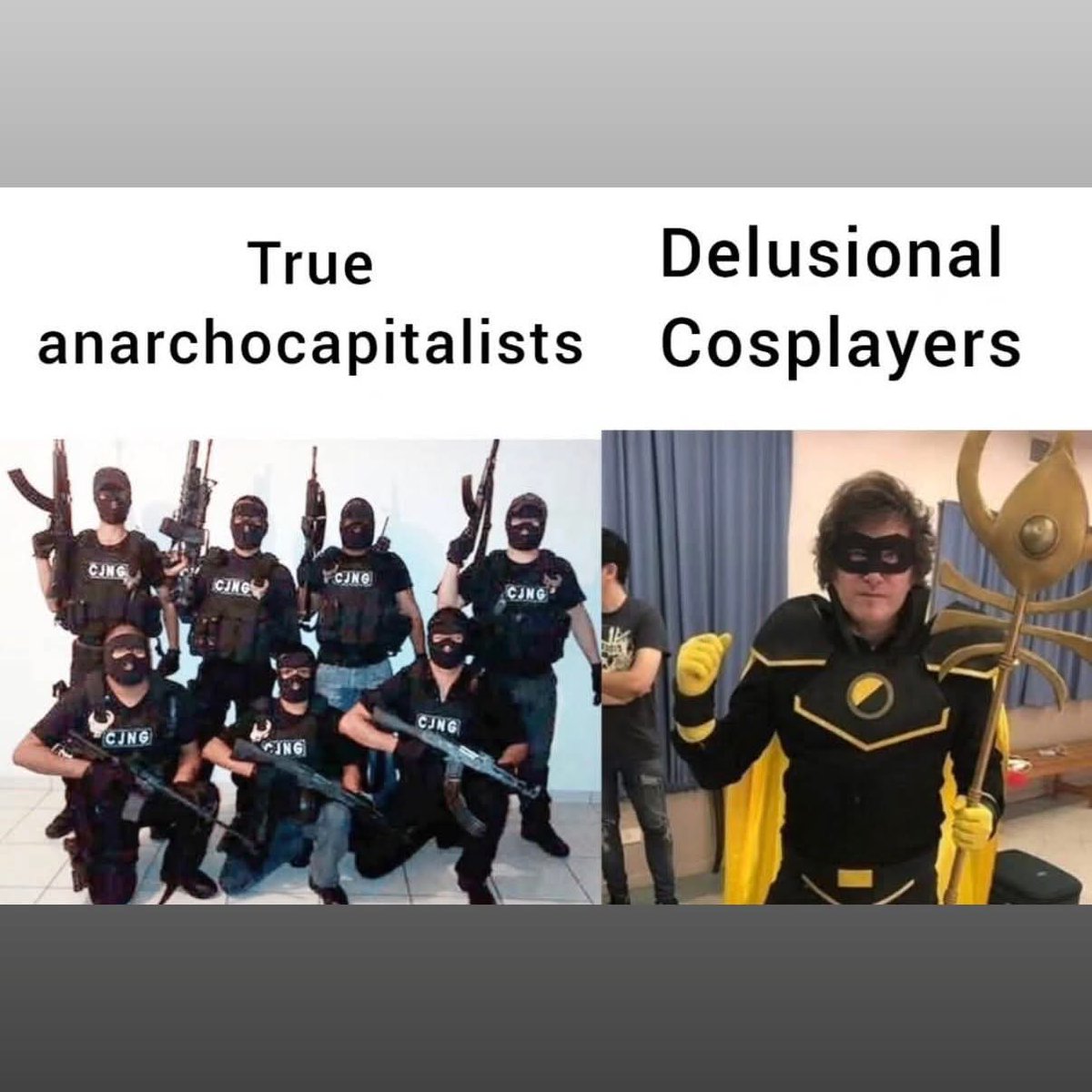 Sí, el crímen organizado es, en esencia, anarcocapitalismo.