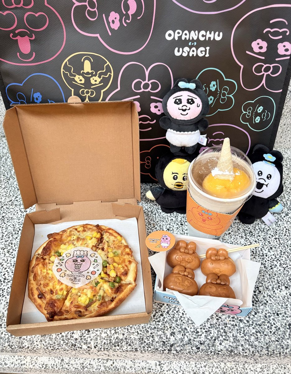 台湾ポップアップのフードでちゅ🐰💕 おぱんちゅのパンケーキが…😂 #お