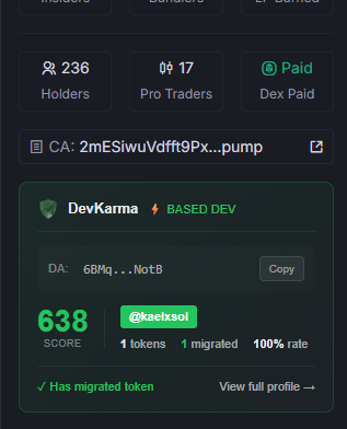 DevKarma tweet media