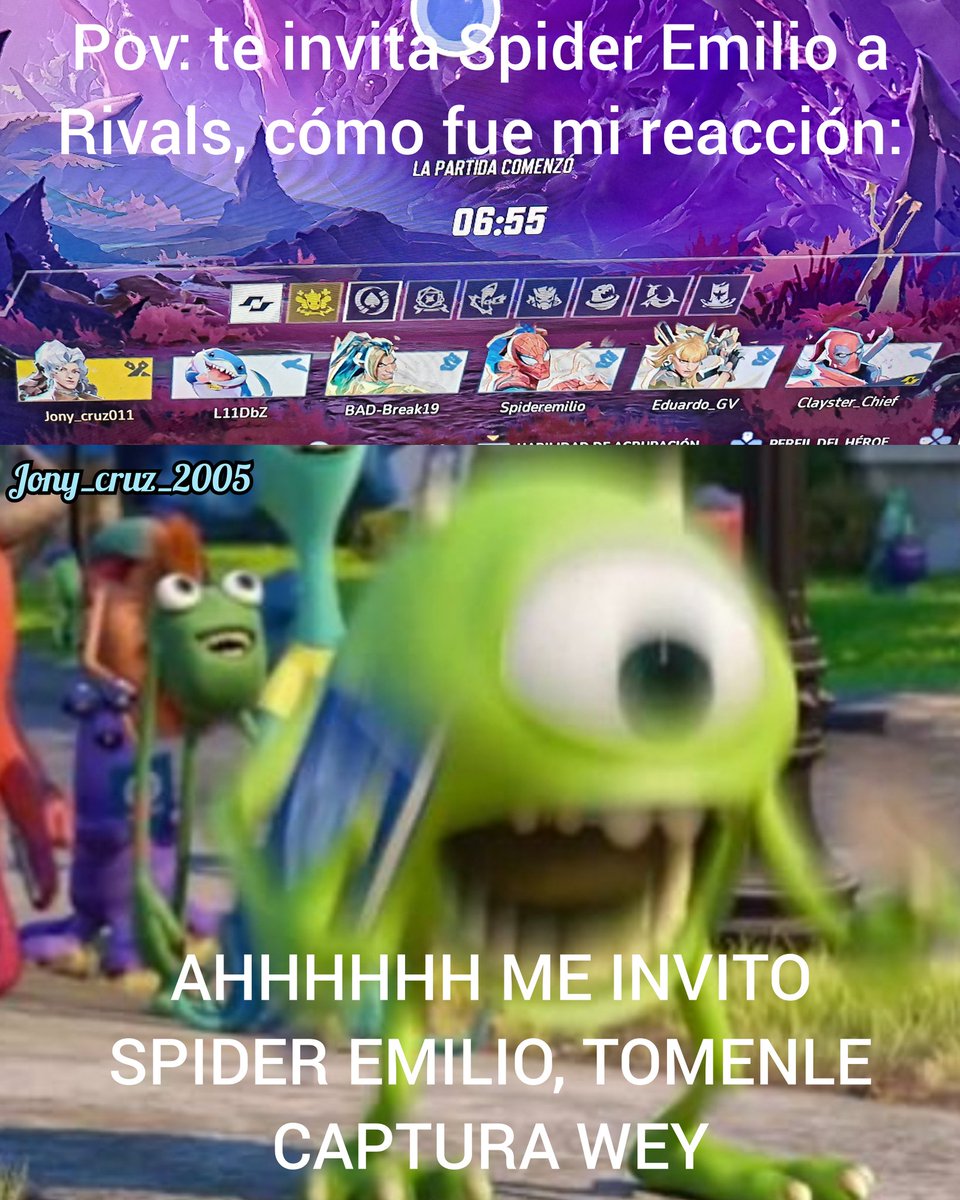 Jony_Cruz_2005's tweet photo. @Spideremilio #SCMeme buenas noches Spider Jefazo, Bestia Luthor, Antifunas, Negain y Amiguito... digo Wazi, aquí dejo mis memes espero les gusten, peticiones fuera los dejo nos vemos. https://t.co/sZJrYVeX2o
