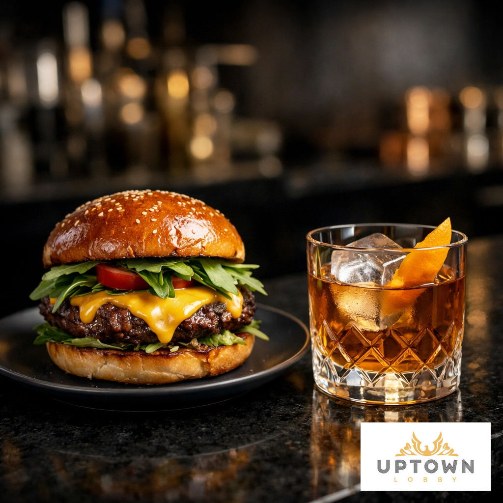 Who’s ready for the ultimate welcome back? 🍔✨ We’re back Feb 7th with gourmet comfort food that hits the spot. Locally sourced, scratch-made goodness: like our signature burger. Grab a cocktail and join the fun! 🥂 #UptownLobby #MinneapolisEats