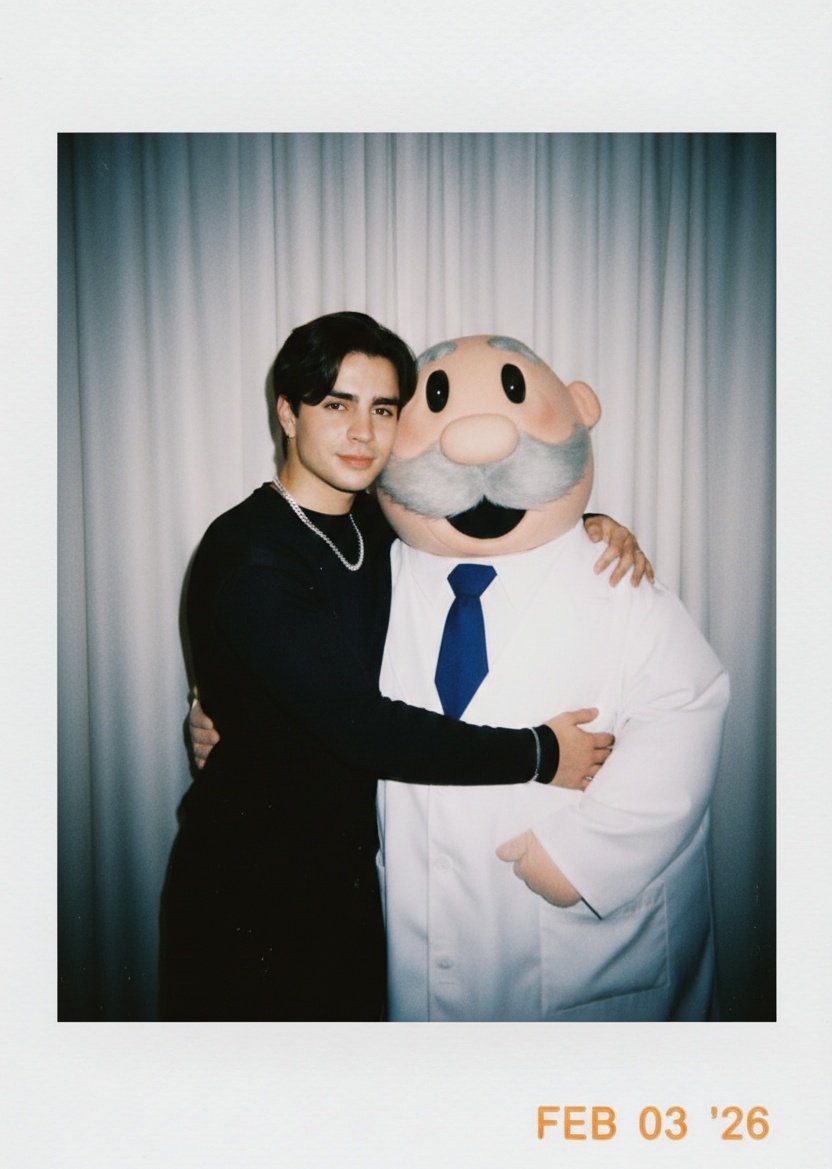 El influencer Aaron Mercury se encuentra hoy martes 3 de febrero en una cena con personalidades de la empresa de 'farmacias similares'

AARON MERCURY X SIMI