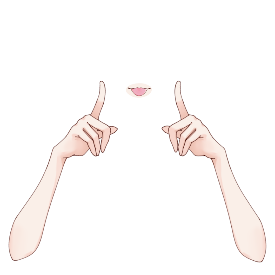 yu_un0620's tweet photo. #Vtuber素材 #おはようVtuber 
明日は笑顔の日（2/5＝にこにこ）！というわけで…

笑顔の手の素材です✨
おはV等にお使いください！（二次配布❌）

引用報告いつもありがとうございます💕 https://t.co/JB4gKIQcbx