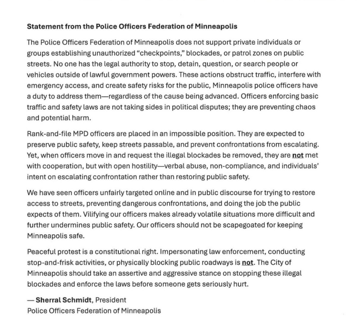 St. Paul Police Federation tweet media