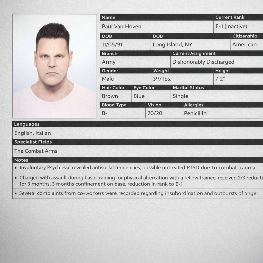 lcoffman336's tweet photo. @thedutchgiant_ Can we take a moment to talk about image in Paul Van Hoven Dossier? :)
Got the height correct,  weight almost 400. https://t.co/O2j6euY0en