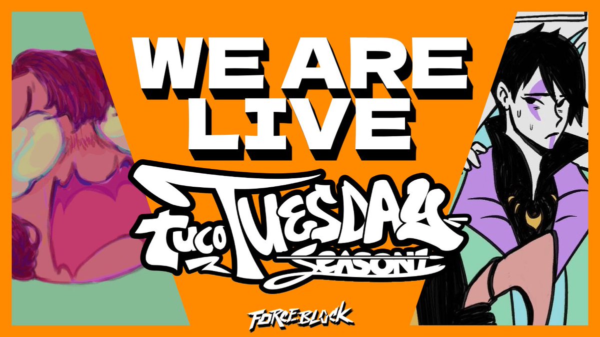 We are live with our co-commentators <a href="/TerrAkoFGC/">TerrAko</a> and <a href="/NotInventorY/">InventorY @ CB top48</a> 

Lets have some fun with our first match Envy vs DEMIURGEFGC on twitch.tv/ForceBlockFGC