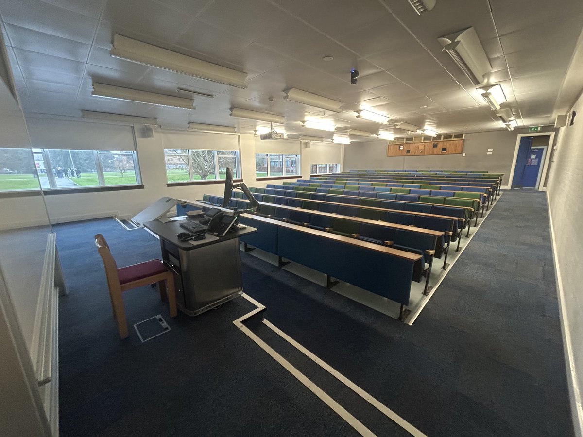 UK_SMGS's tweet photo. A reminder:

The call for papers for the 2026 Graduate Research Colloquium in Modern Greek Studies is closing soon.

Info: https://t.co/LV3yrS7VYy

Images of the Tony Watkins Lecture Theatre at the University of Reading's Edith Morley Building where the colloquium will be held. https://t.co/YMBE6jcVti