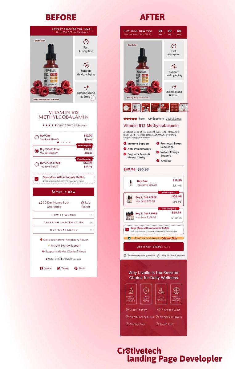 Cr8tivetech || Landing pages || Top Replo Expert tweet media