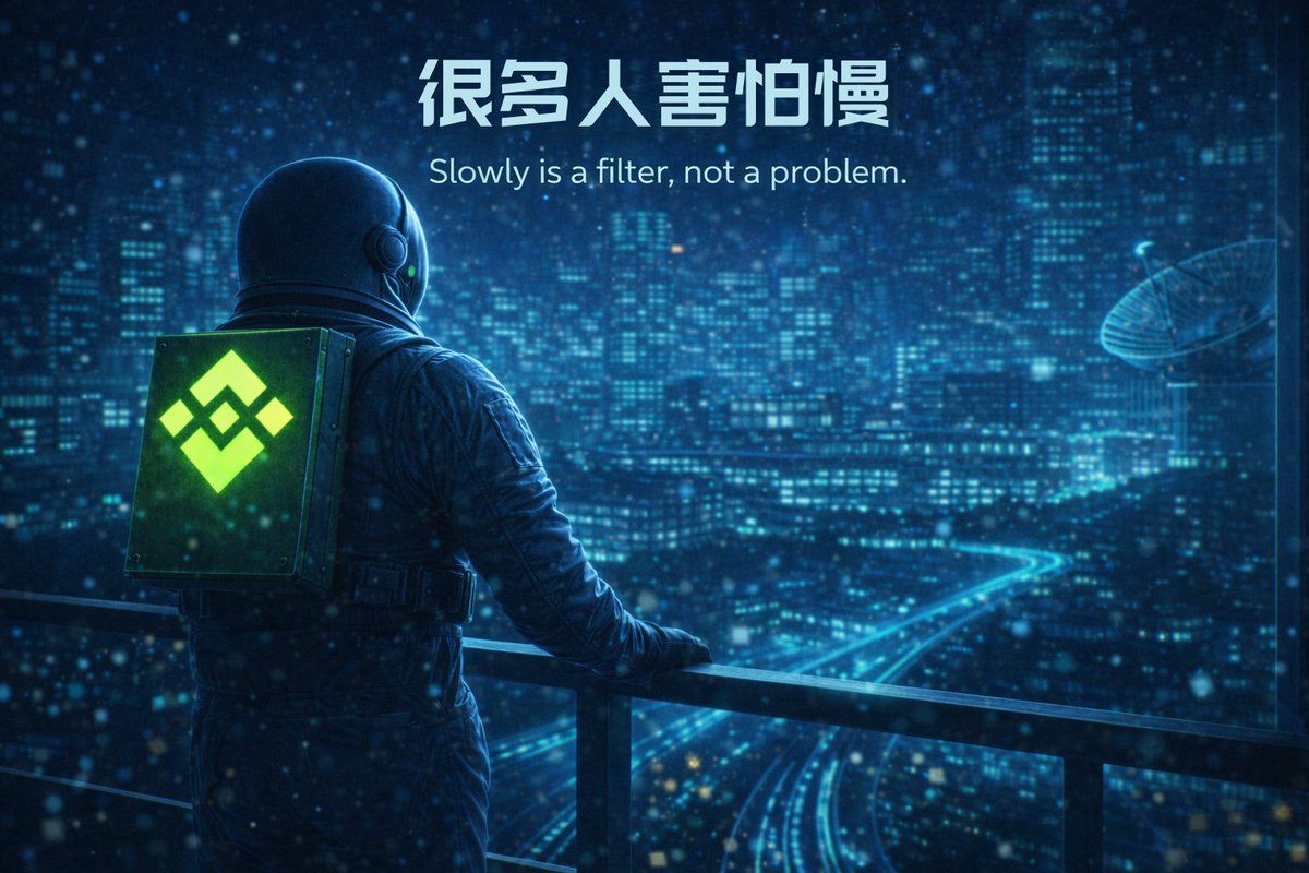 很多人害怕慢。
害怕没有立刻的反馈，害怕看不到即时的“结果”。

但你回头看历史就会发现：
所有真正走得远的结构，起步时都不快。
它们不是用速度赢的，而是用稳定、重复与自我修正赢的。

慢并不是问题，
问题是你是否愿意在没有掌声的时候继续。

慢，实际上是一种筛选：