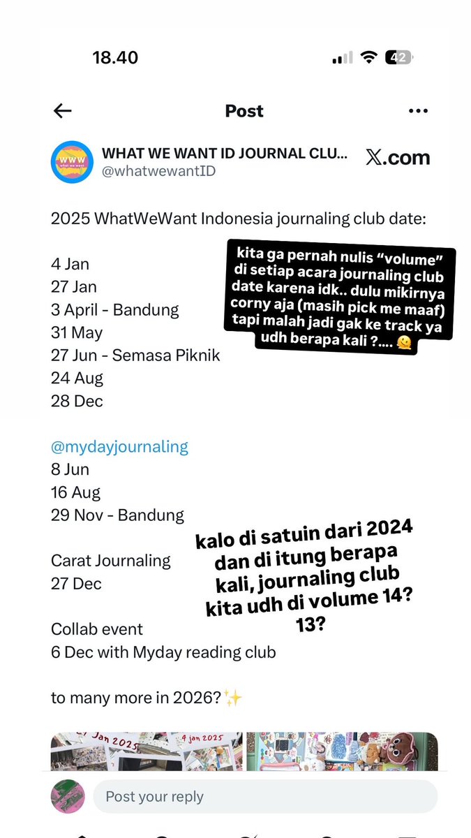 Gas gak journaling club VOLUME 15?