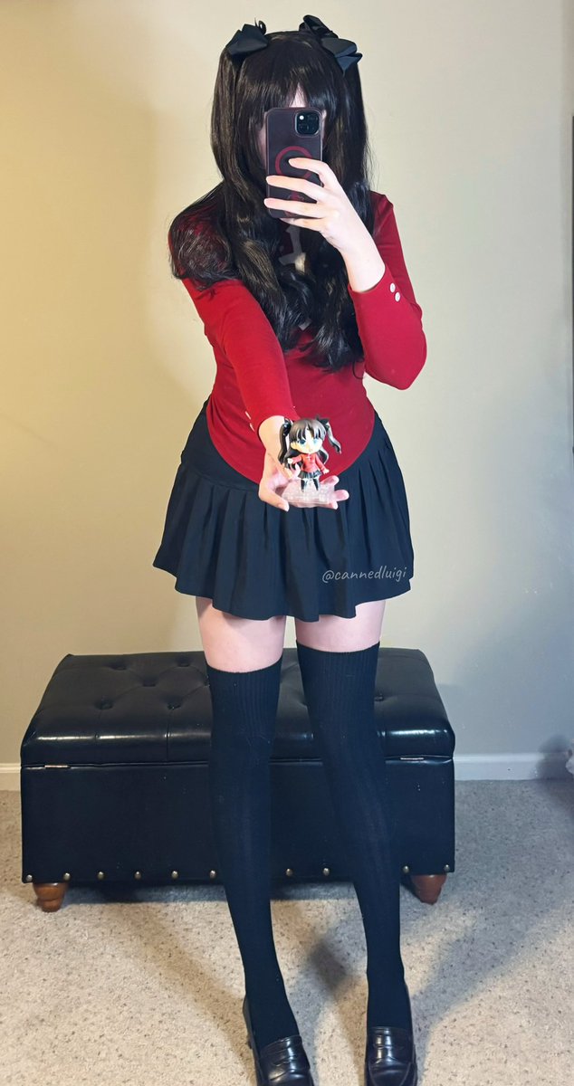 cannedluigi's tweet image. Happy birthday Rin Tohsaka!!