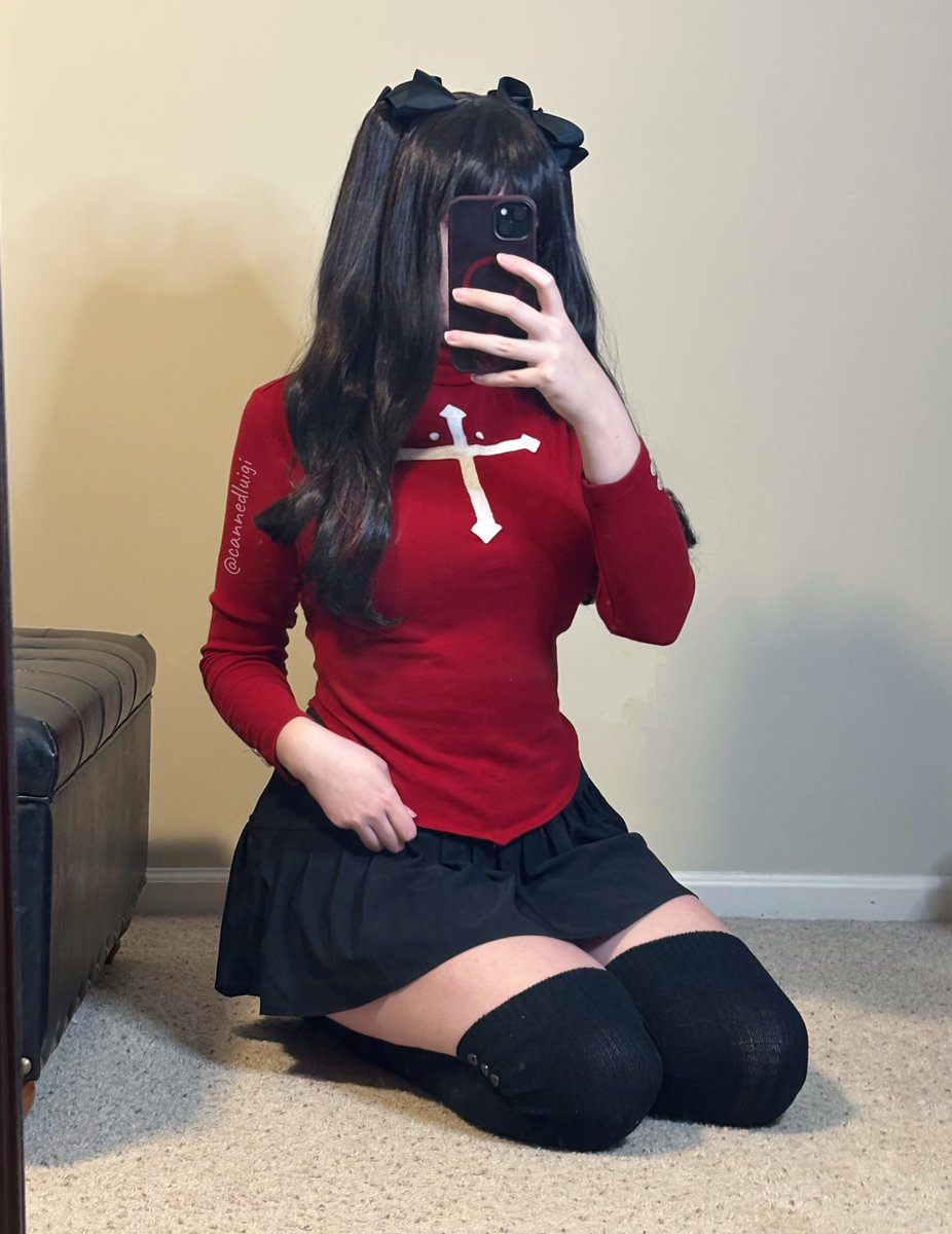 cannedluigi's tweet image. Happy birthday Rin Tohsaka!!