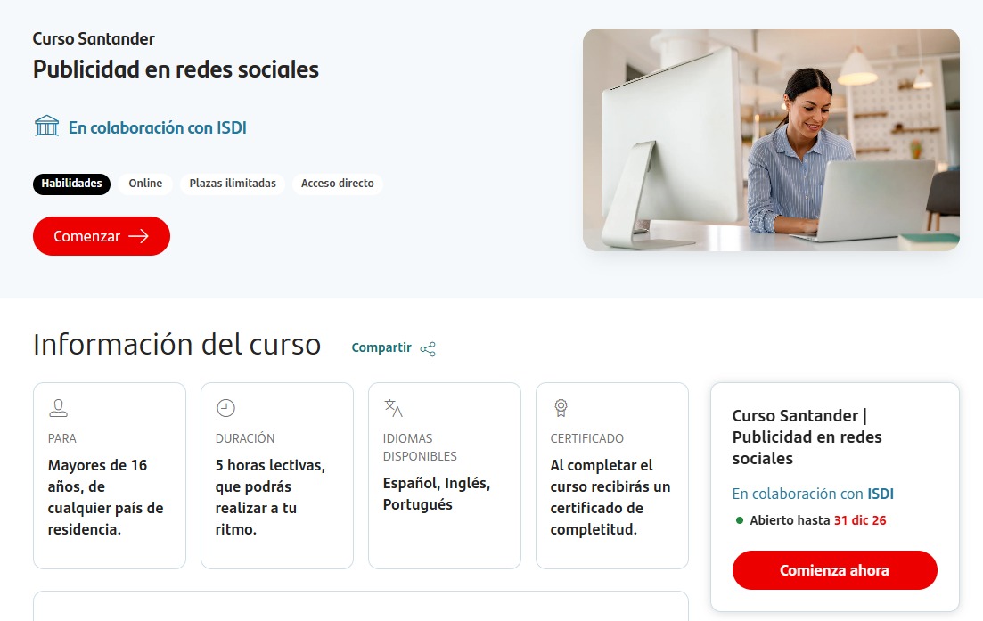 BlueSide_v's tweet image. Hoy me topé con estos 4 cursos relacionados al marketing digital que tal vez a alguien le sirvan:

1. Publicidad en redes sociales
2. Curso SEO y content marketing
3. Marketing digital
4. Curso google: IA práctica para marketing

Los 4 son gratis, de plazas ilimitadas y online⬇️