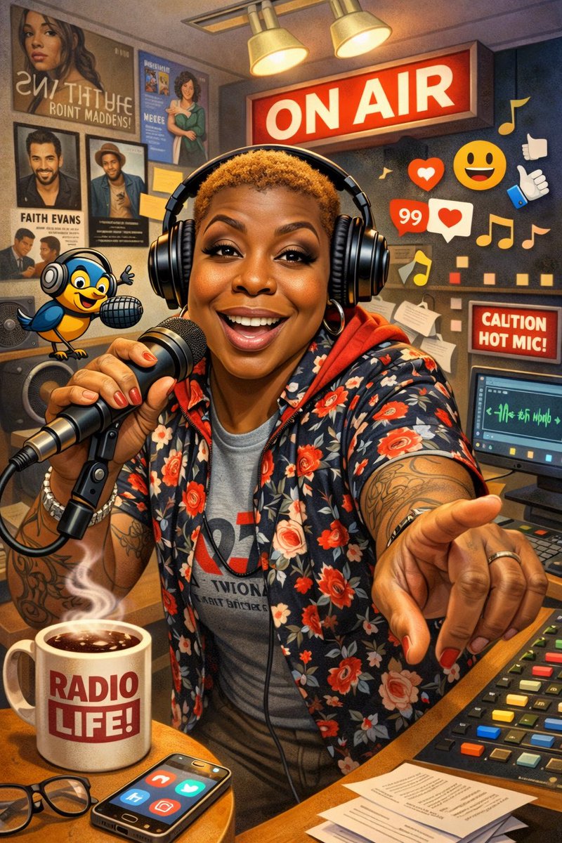 I had to join in on the fun 🤣📻
Let me see yours 👇🏽👇🏽👇🏽
~August