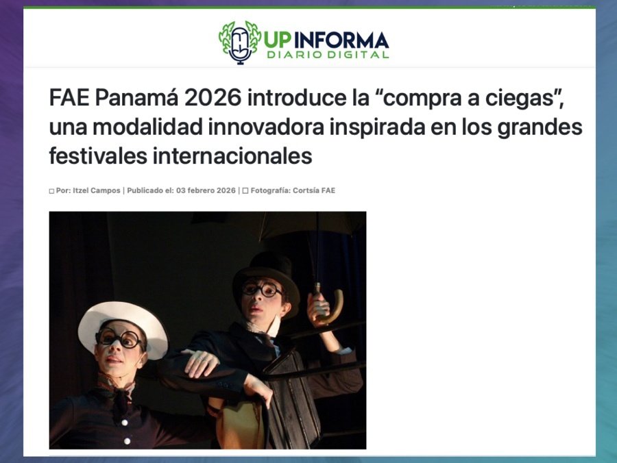FAE Panamá 2026 ya activó la compra a ciegas: puedes asegurar tus entradas con precios especiales y luego elegir la obra cuando se anuncie la programación. Del 16 al 20 de abril, el teatro y la danza toman la ciudad.
Compra aquí: TusTiquetes.com
