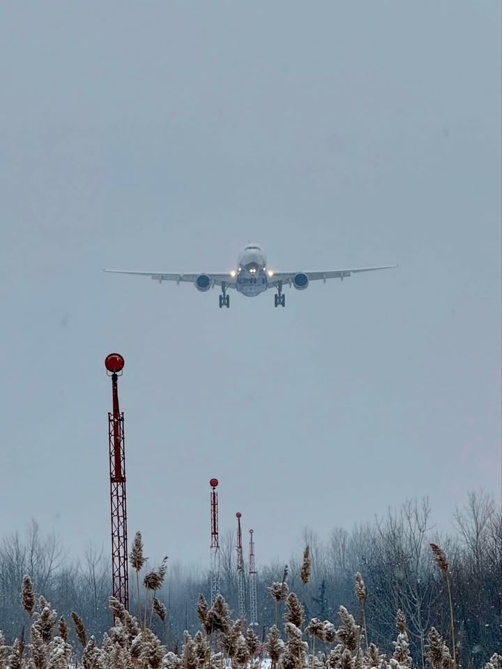 Last Flight Home
Through winter's grey and falling snow,
On wings that bear a nation's sorrow,
He comes at last to hallowed ground
The runway where our heroes are found.
Gear down on short final, Runway Two-Four,
Trenton opens her arms once more.
The approach lights glow like