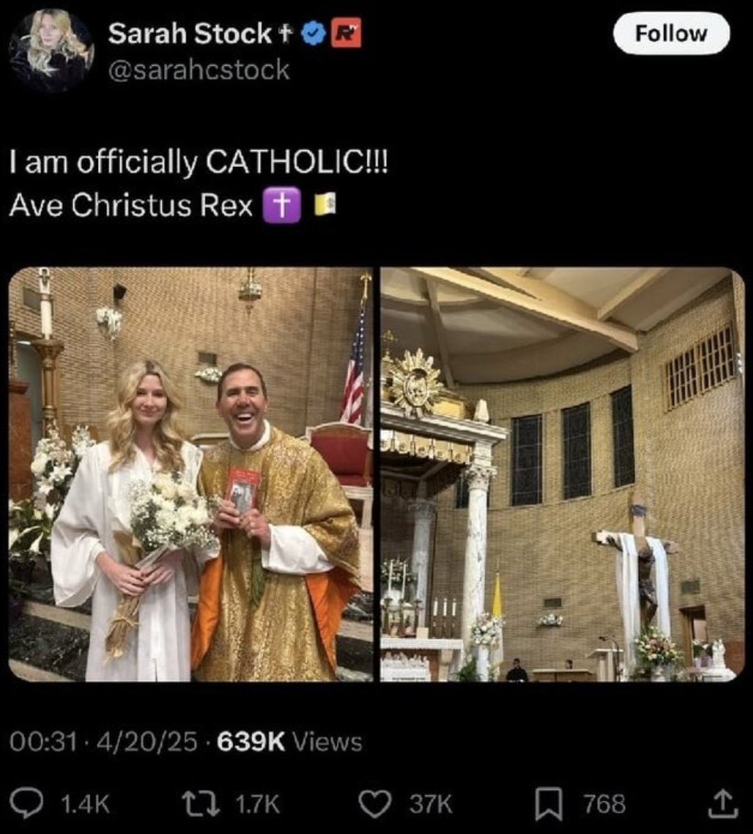 Nero's tweet image. There are too many examples of outrageous hypocrisy to list, but here’s the kind of thing Stock was posting online while she was, near-weekly and for six months, cheating on her boyfriend with Elijah Schaffer. It is not known whether she insisted her husband wait for marriage.