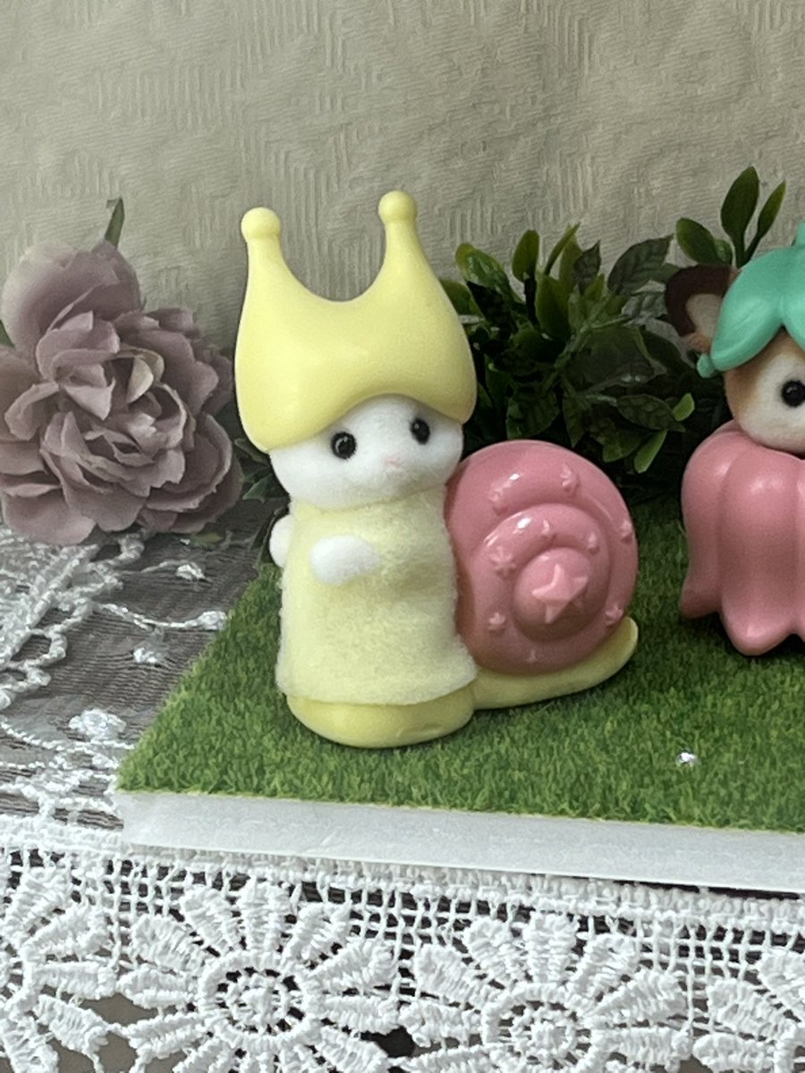 オシャレな大っきい犬の赤ちゃんのシルバニア可愛い*･゜ﾟ･*:.｡..｡.:*･💓🤍🐰🤍💓*:.｡. .｡.:*･゜ﾟ･*

あともはや原型が何かわからない
ペルシャネコの赤ちゃんかな？のシルバニアのカタツムリ🐌可愛い･:*+.\(( °ω° ))/.:+