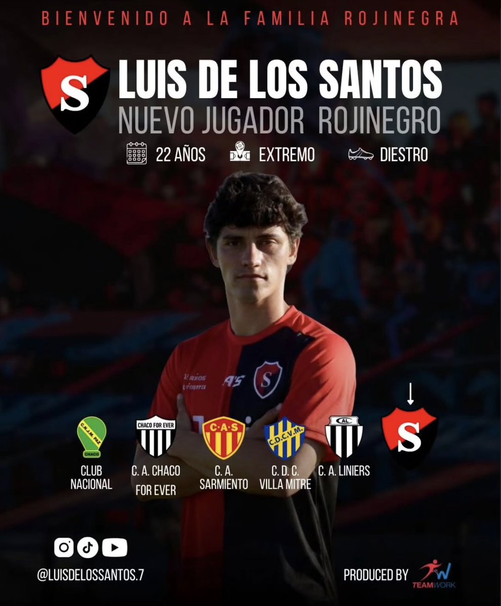 CASporting14's tweet image. y le damos la bienvenida a Luis de los santos que viene de Liniers y a Enzo Paredes que viene de Rosario