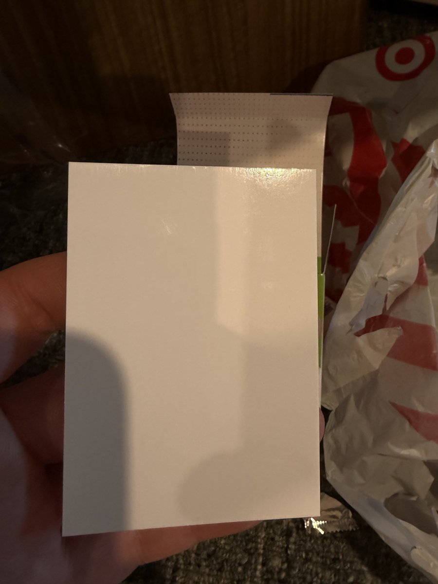 Ripping Topps soccer… felt a thick pack and got hyped. Blank card of what I could only assume would’ve been a 1/1 lamine yamal patch auto… <a href="/CardPurchaser/">Card Purchaser</a> <a href="/FanaticsCollect/">Fanatics Collect</a> <a href="/Fanatics/">Fanatics</a> hook me up with a replacement!!