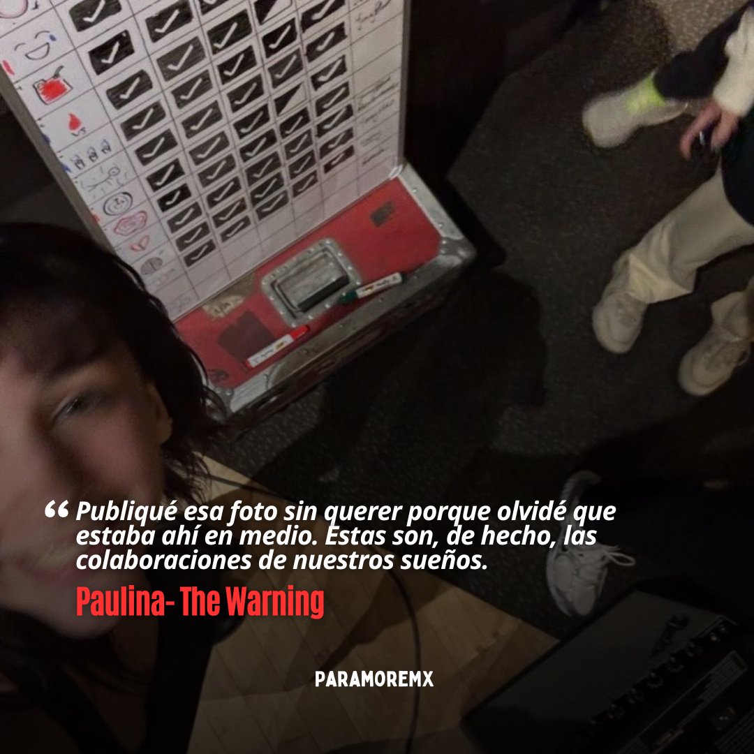 ParamoreMX's tweet image. The Warning desmiente rumores sobre colaboración con Hayley Williams, Demi Lovato y Yungblud.

La foto fue un ejercicio creativo y un error.

📎Fuente: Rolling Stone Brasil