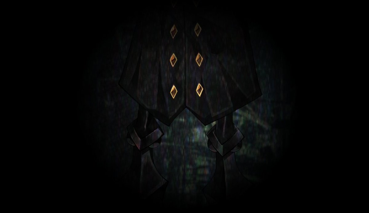 "... A lanky, slender figure in black blocks the path forward. What does it desire?..."

Here's another teasing sneak peek of my new model and identity...👁️
