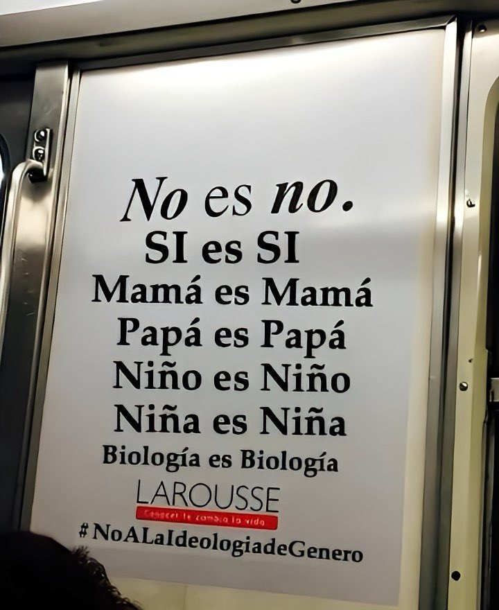 Deja un❤️ Si tú también estás en contra de la ideología de género.