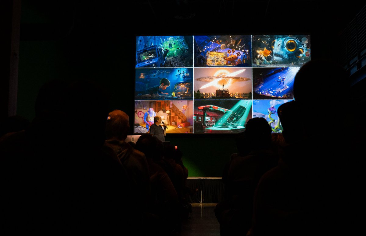 Gnomon_School's tweet image. What an amazing night with @Pixar, learning about @pixarsrenderman XPU in Toy Story 5! Thank you, Dylan Sisson, for the inspiring talk and to our community who filled the stage (some in costume)!

#Gnomon #LAEvents #Pixar #RenderMan #art #technology #ToyStory5 #3DArt #filmmaking