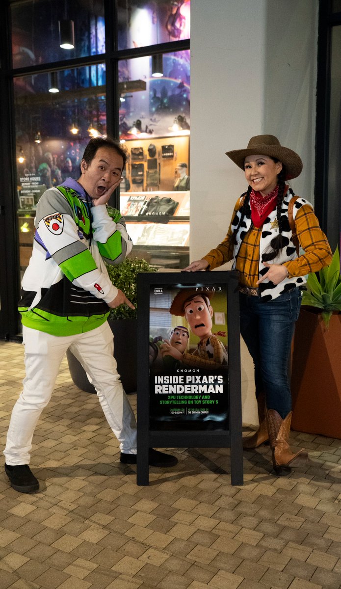 Gnomon_School's tweet image. What an amazing night with @Pixar, learning about @pixarsrenderman XPU in Toy Story 5! Thank you, Dylan Sisson, for the inspiring talk and to our community who filled the stage (some in costume)!

#Gnomon #LAEvents #Pixar #RenderMan #art #technology #ToyStory5 #3DArt #filmmaking
