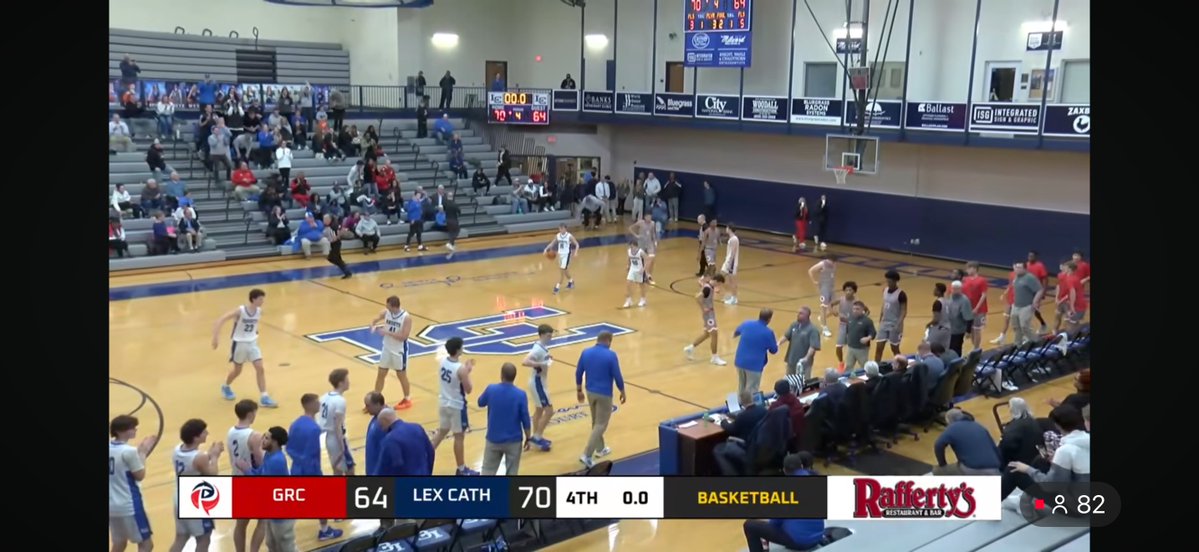 HLpreps's tweet image. Lexington Catholic @LexCath_BBall, who slipped out of the Ky Media Elite 16 poll this week, just knocked off No. 5 George Rogers Clark, 70-64. The Knights host No. 4 Madison Central on Monday. And I’m circling it on the calendar. ⭕️
