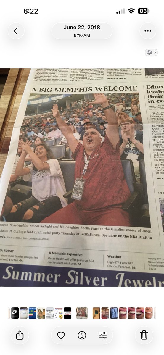 June 21, 2018 at <a href="/FedExForum/">FedExForum</a> when Trip was drafted. It’s been a fun 8 years. Thank you <a href="/jarenjacksonjr/">JJJ</a>. Good luck in Utah.