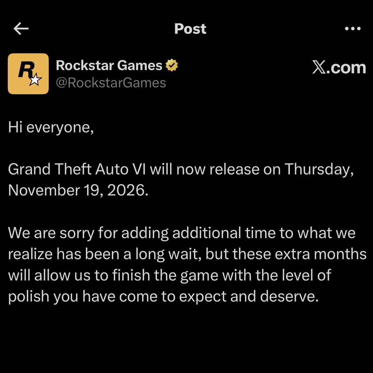 GTA 6 Info tweet media