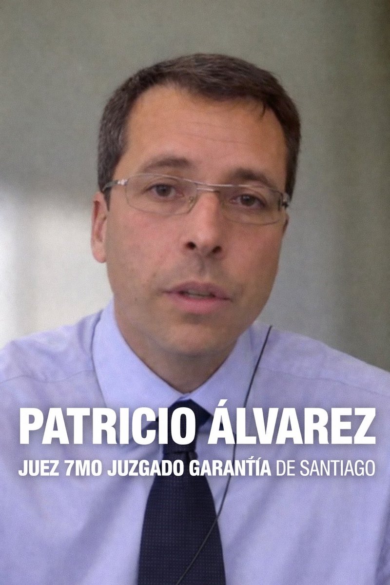 🔴 Juez Patricio Álvarez:

- Dejó libre a Alberto Larraín
- Prohibió grabar audiencias de ProCultura 
- Prohibió pruebas a la defensa del cabo Zamora
- Prohibió levantar el secreto bancario de Cariola
- La Corte lo sacó de una causa por excluir pruebas
- Cercano al juez Urrutia