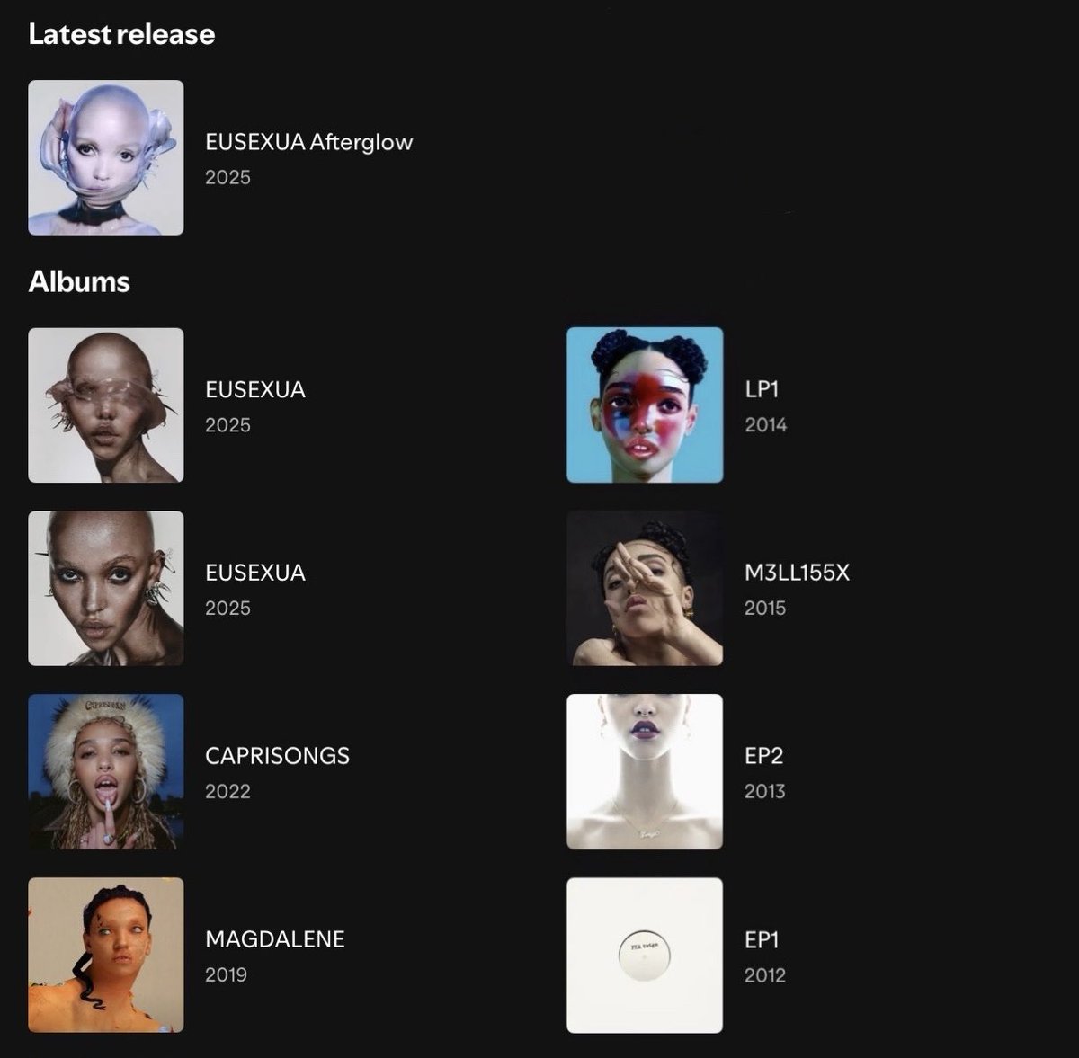 this is a discography that needs to be studied