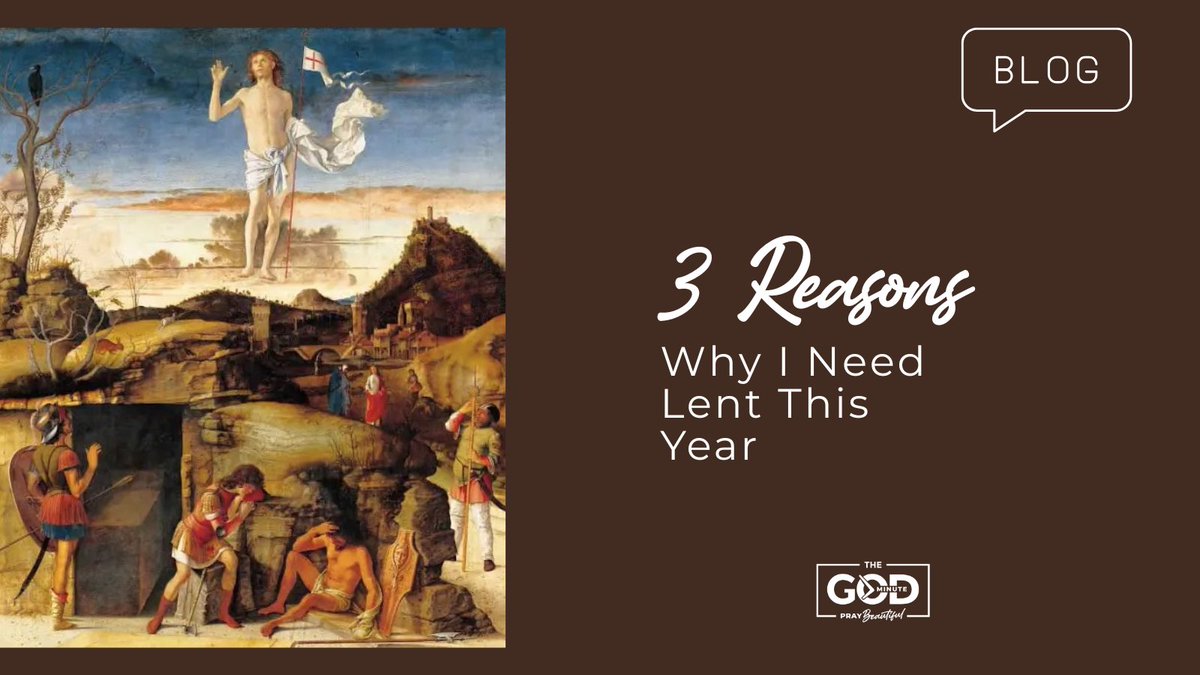 Do you NEED Lent this year? Fr. Jay Jung, C.M. reflects honestly on his need to name his demons, face who he's demonizing, and seek penance. A powerful call to honesty as we prepare for the desert. 

📖 Read: thegodminute.org/post/the-three…

#TheGodMinute #PrayBeautiful #PrayerFamily