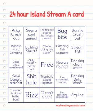 CaspiansNotes's tweet photo. If anyone wants to play bingo tomorrow.

rows or column or diagonal for win. https://t.co/aPJMdcG5gI